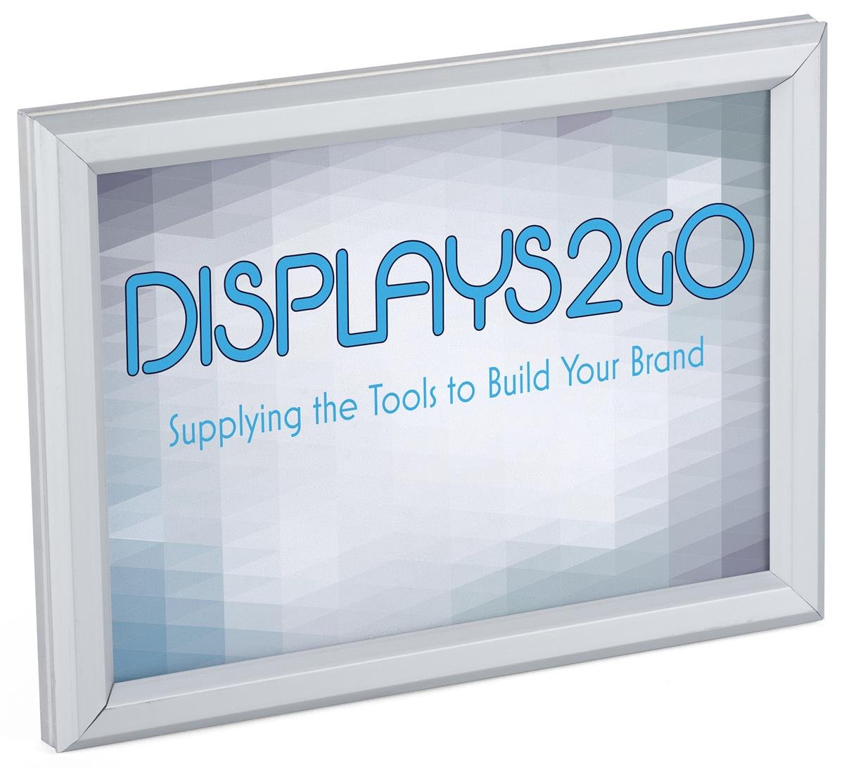 Amazon.com : Displays2go Office Sign Holder, 5 x 7 Inch Frame, Quick Snap  Border, Lens Included, Silver Aluminum (WSNF57SV) : Office Products