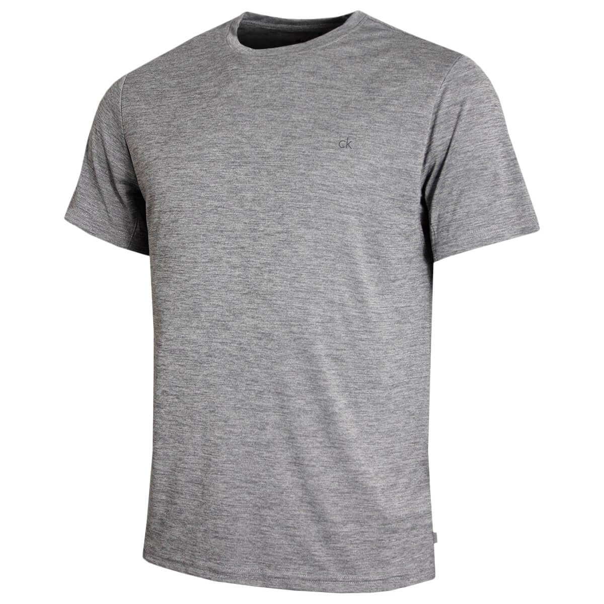 Calvin Klein Mens Harlem Quick Drying T-Shirt - Grey Marl - XXXL