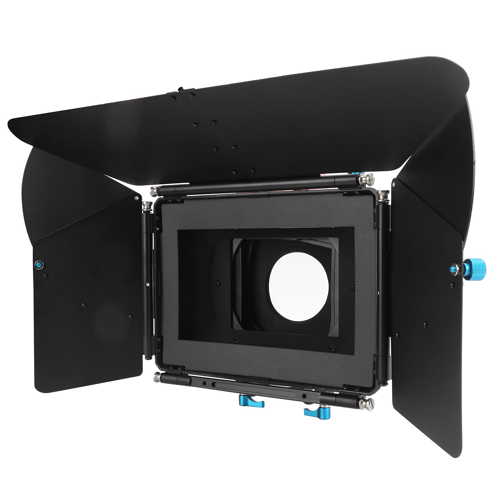 Matte Box, 3pcs Sunshade Placa Amplia Compatibilidad Angle de ángulo Ajustable Swing Away Sunshade para la Cámara Disparando para Grabar Video