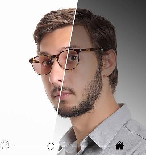 Miniatura 6 de YEIN Lentes de bloqueo de luz azul, lentes de sol grises fotocromáticos, antifatiga ocular, lentes de lectura, lentes para mujereshombres, 01-1401