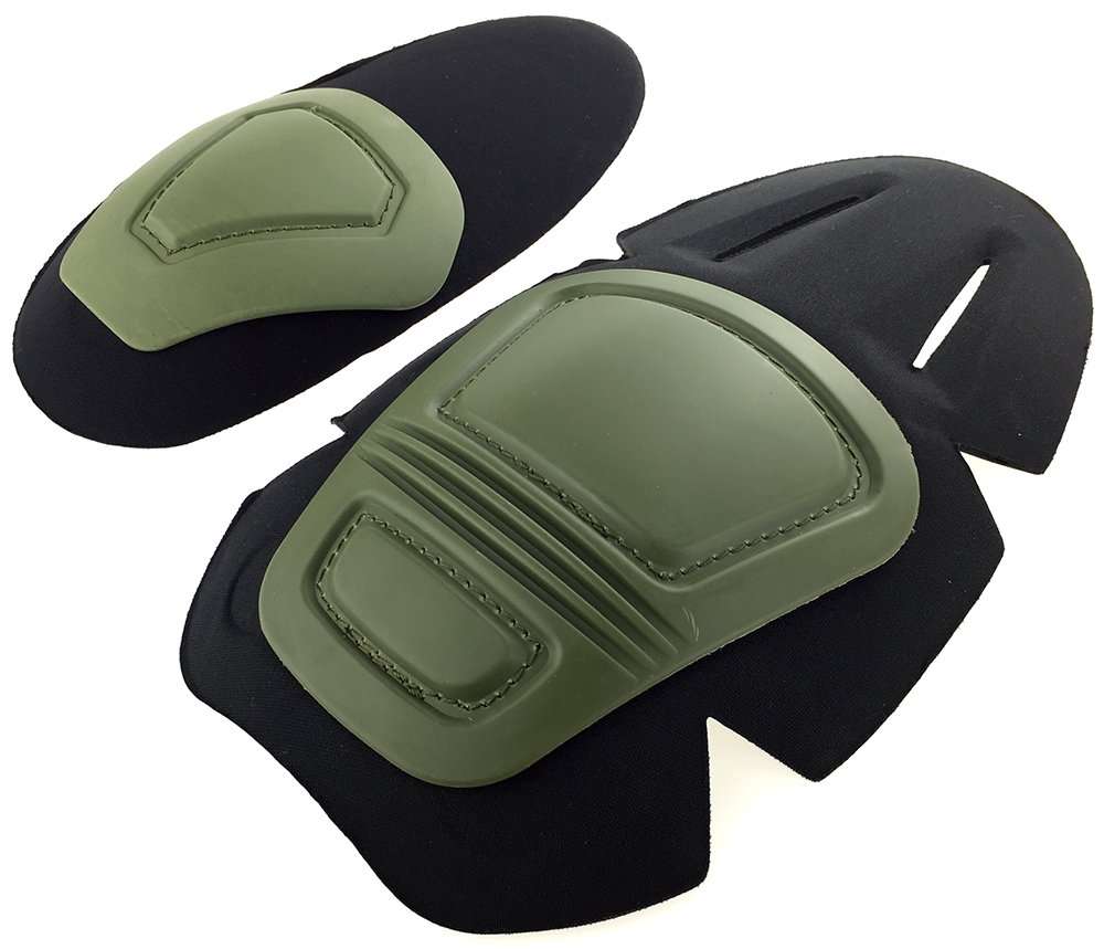 SportPro Protective Combat Knee and Elbow Pads Pack for G3 Pants (Olive Drab)