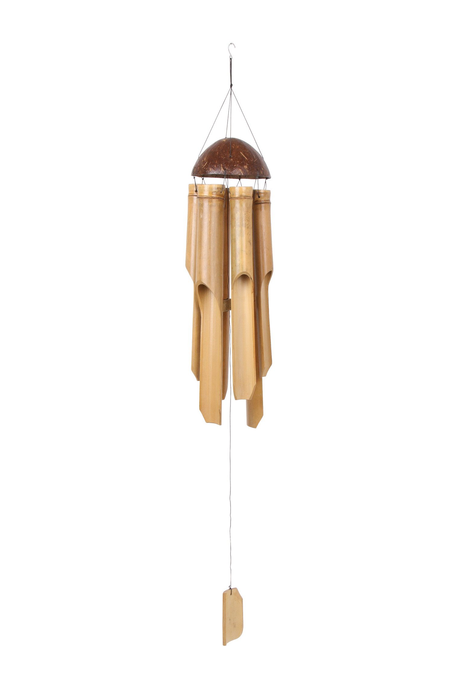 bamboo wind chimes with Coconut - 40 cm