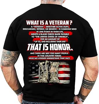Honor Veterans Day Shirts Patriotic Tee Shirts Dad Military Gifts