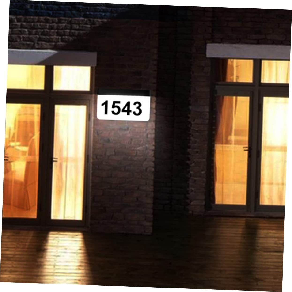 DOITOOL Faro Led Esterno Solare Luce Led Solare Per Esterni Numeri Civici Alimentati Ad Energia Luci Da Cortile Solari Insegne Numeri Civici