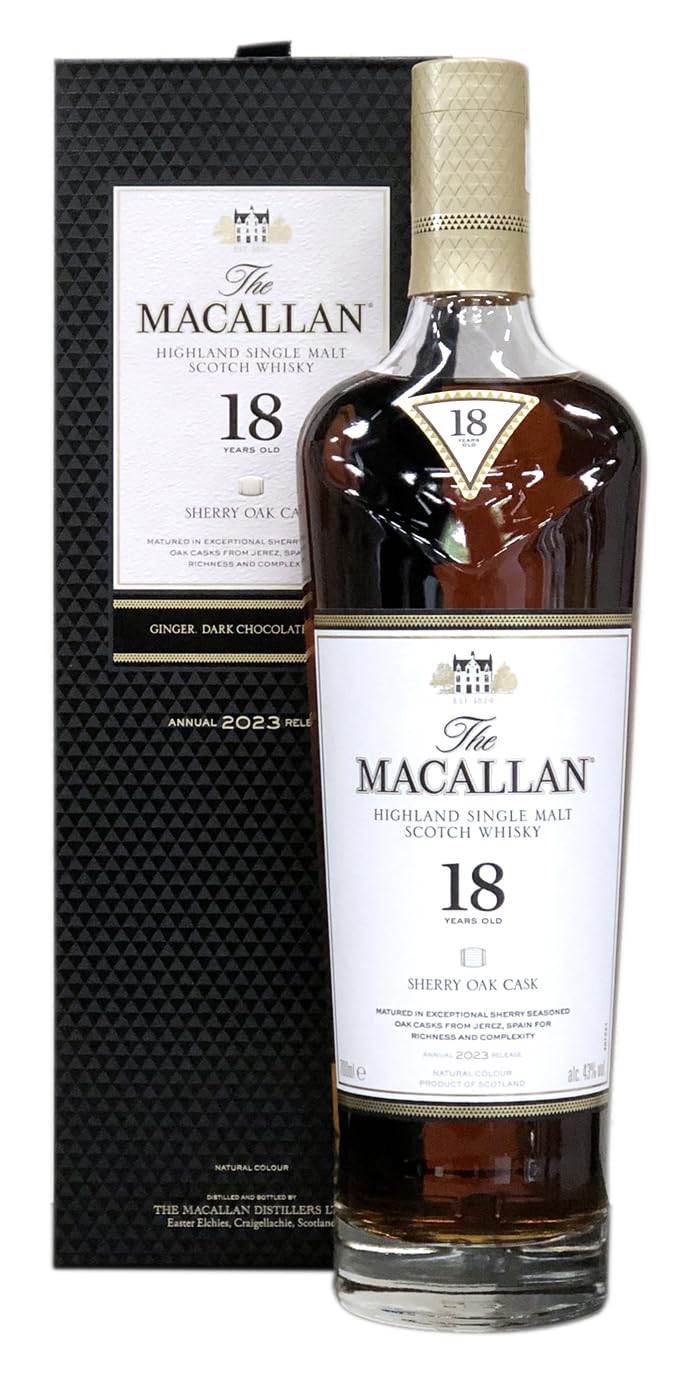 マッカラン18年 マッカラン12年 シェリーオーク 2本セット 新品 サントリー Amazon.co.jp: ザ マッカラン 18年 シェリーオーク 43度 700ml