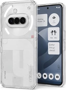 Nothing Phone 3A ile Uyumlu K l f  effaf Kamera Korumal  Esnek Silikon Telefon K l f  Kapak