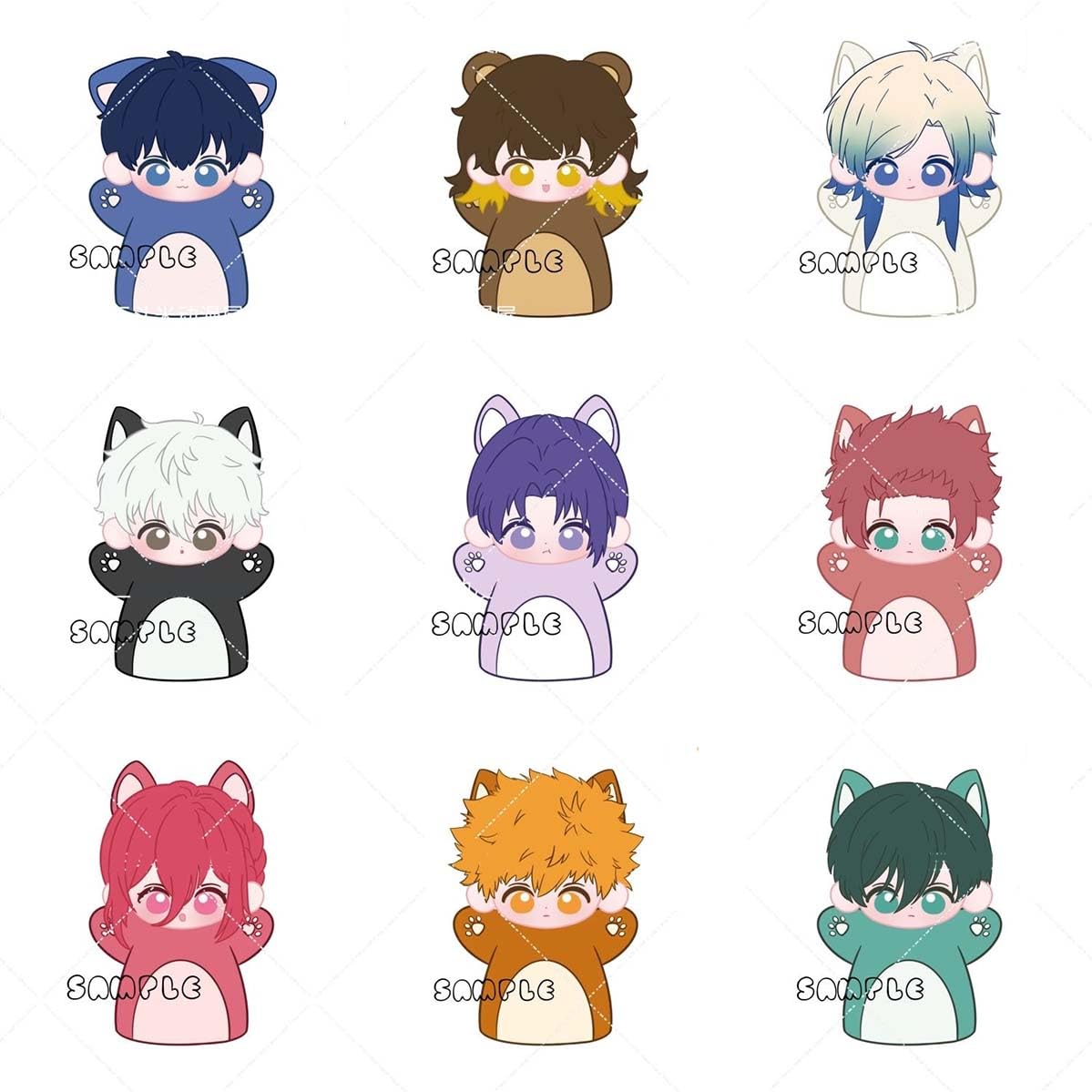 Amazon.co.jp: ブルーロック ぬいぐるみ 指人形 潔世一 蜂楽廻