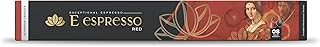 E espresso Red 08 Medium Intensity 10 Aluminium Capsules compatible with Nespresso Machines