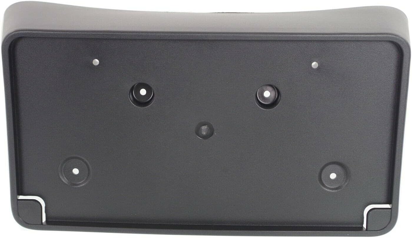 DAT AUTO PARTS Front License Plate Tag Bracket Holder Fits 2007-2012 GMC Acadia Crossover SUV, SLE SLT Denali Trims, Black Plastic Textured, GM1068132 25851340