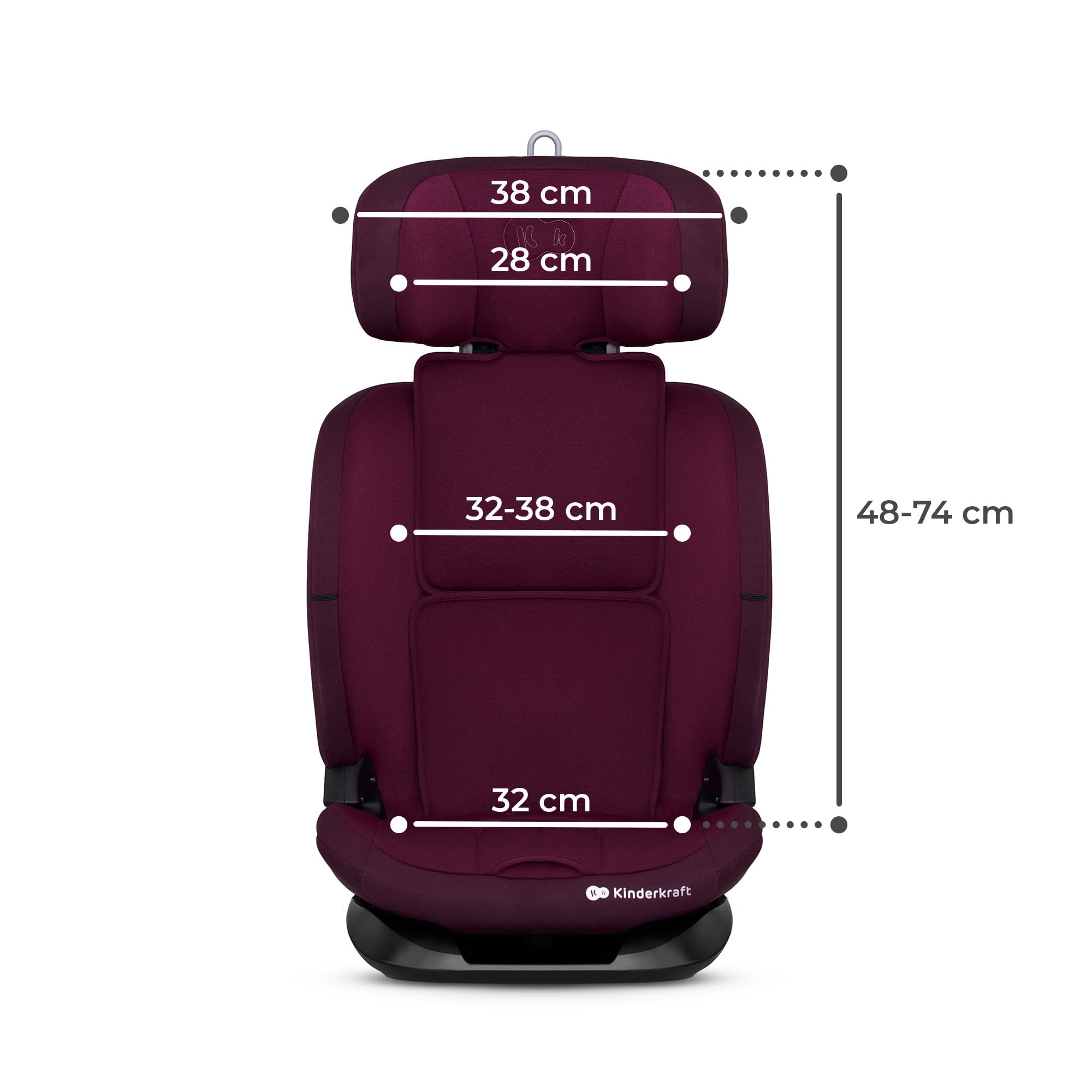 Fotelik samochodowy Oneto3 I-size z Isofix Cherry Pearl 76-150cm