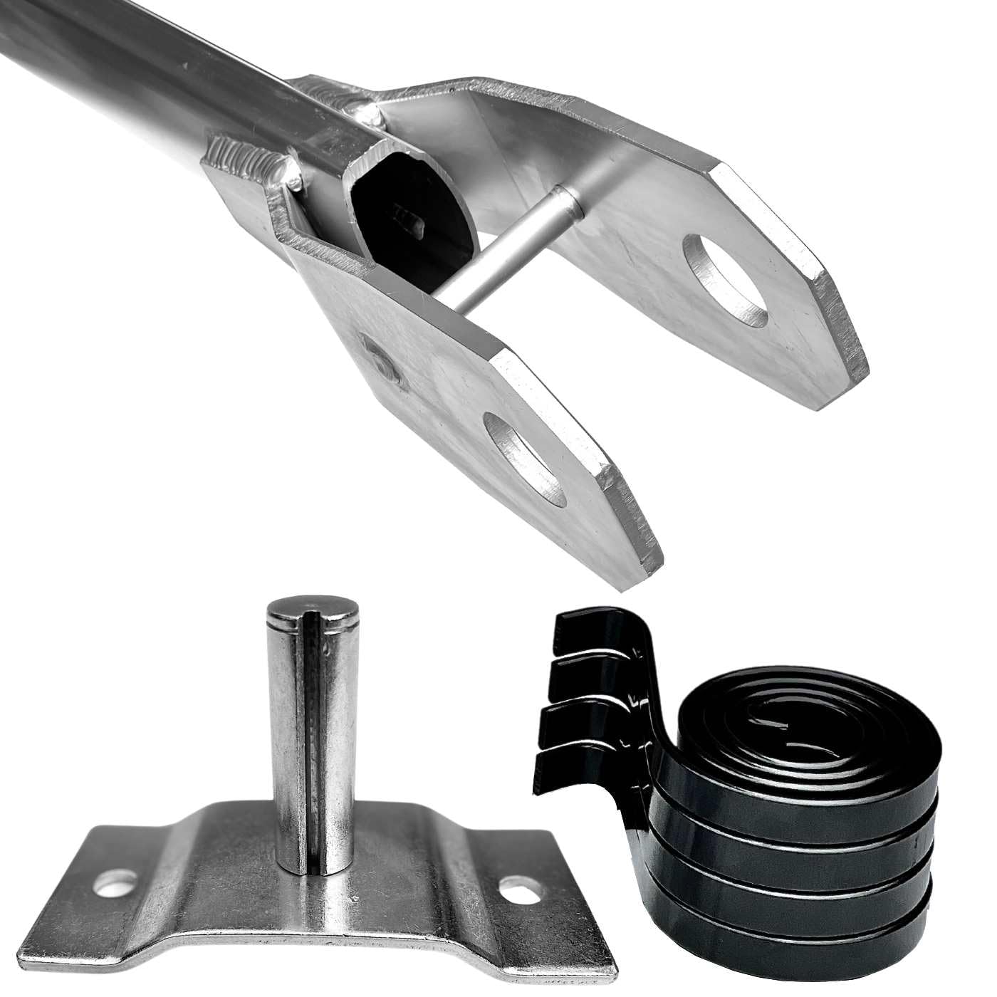 Carolina Tarps Pivot Pin Set 4-Spring Aluminum External Mount Front to Back Tarping System