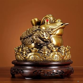 銅細工 三足金蟾 七星金蟾 装飾品 工芸品 美術品 置物