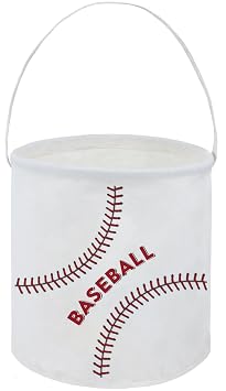FXOLCSHE Easter baseball busket,Easter Room decor,baseball basket,Boys hamper,easters Room Decor,Kids Gift Basketbaseballs