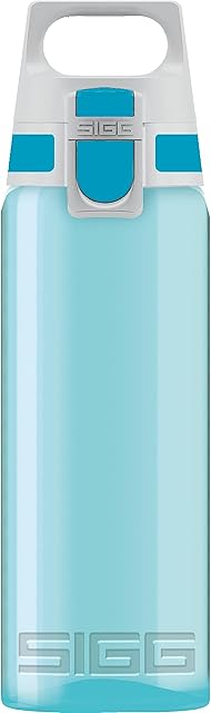Sigg Uniseks Total Color 8692_00 Butelka na Wodę, Niebieski/Szary, 0.6L