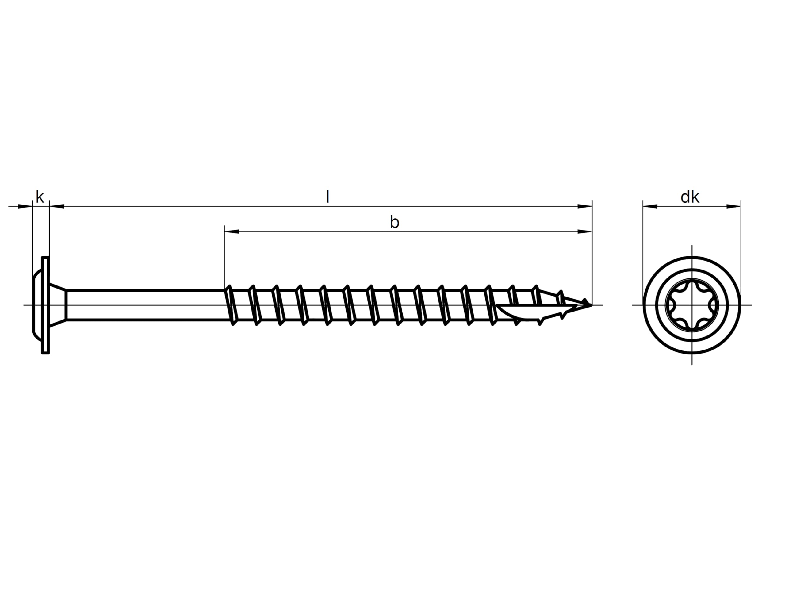 50 Stück Holzbauschrauben Tellerkopfschrauben Tellerkopf-Holzbauschrauben TORX Ø10,0x90 Edelstahl A2 (V2A) Art 9250 CUT-Spitze Tellerkopf Schrauben rostfrei, nichtrostend, INOX, Ni...