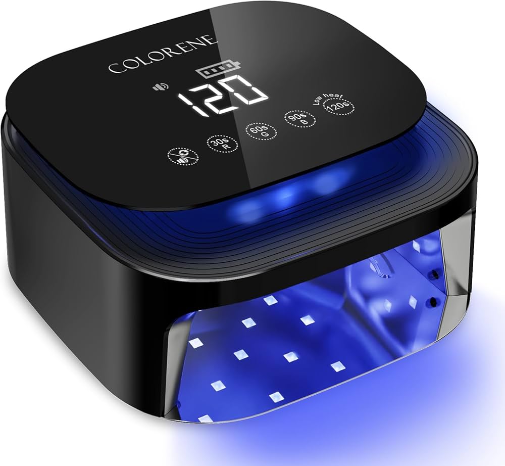 Amazon.com: Cordless UV LED Nail Lamp, 60W Rechargeable Nail Dryer