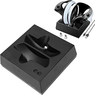 PS VR2 Sense Controller Charging Station, LED Indicator Fast Charging Dock with 2 Type C Magnetic Port, PS VR2 Sense Controller Charger for PS5 VR2