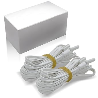 2Pcs NTC Temperature Sensor Probe Fit for Dixell XR Series Controllers | XR01CX XR02CX XR03CX XR06CX XR20CX XR30CX XR40CX XR60CX XR70CX,Temperature Range -40C-110CWhite