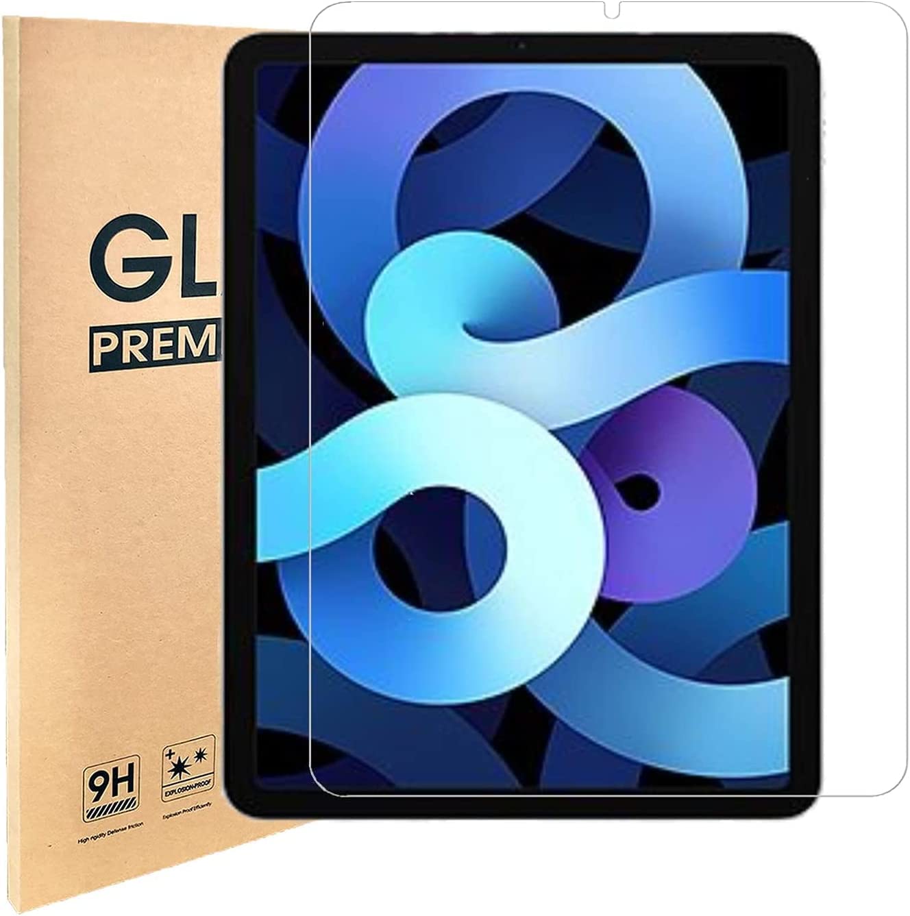 STRIFF Screen Protector for iPad Air 5/iPad Air 4 (2022/2020, 10.9 inch), and iPad Pro 11 (2021/2020/2018), Tempered-Glass Film with Installation Frame, Scratch Resistant, HD Clarity,