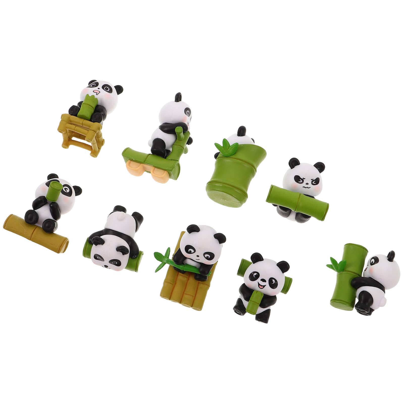 Sculpture de panda réaliste : statuettes iplusmile faites main pour décoration intérieure