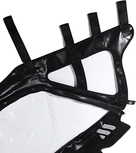 Miniatura 8 de UTV - Juego de recinto de puerta superior suave negro para compatible con Can Am Maverick X3 2-Seat 2017-2023