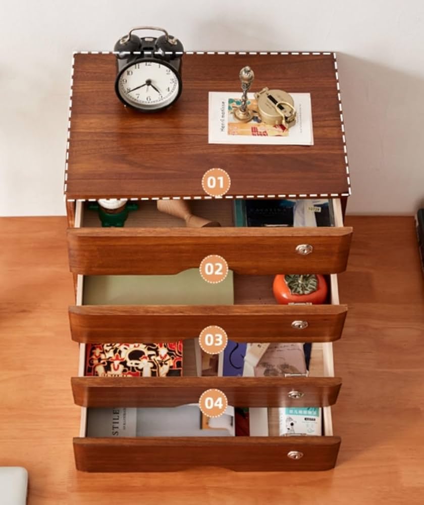 美品◎無印良品　木製小物収納　デスク収納4点SET⭐︎ 無印良品の定番「木製収納」をセットで導入！デスク周りが一気に