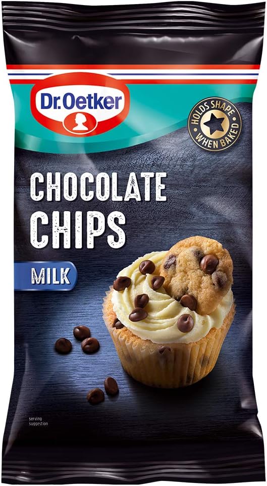 Dr. Oetker Milk Chocolate Chips, 100g