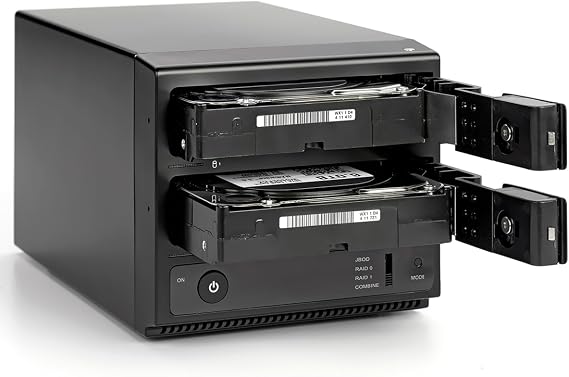32TB Mobius 2C RAID 2-Bay USB-C Hard Drive Array