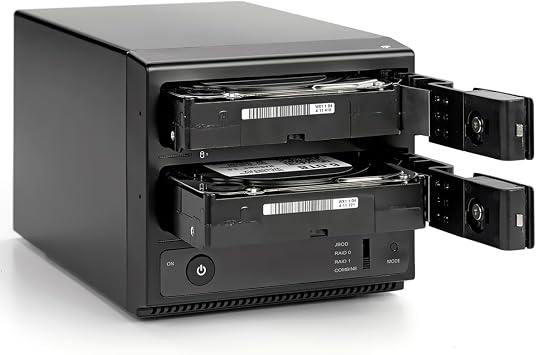 32TB Mobius 2C RAID 2-Bay USB-C Hard Drive Array