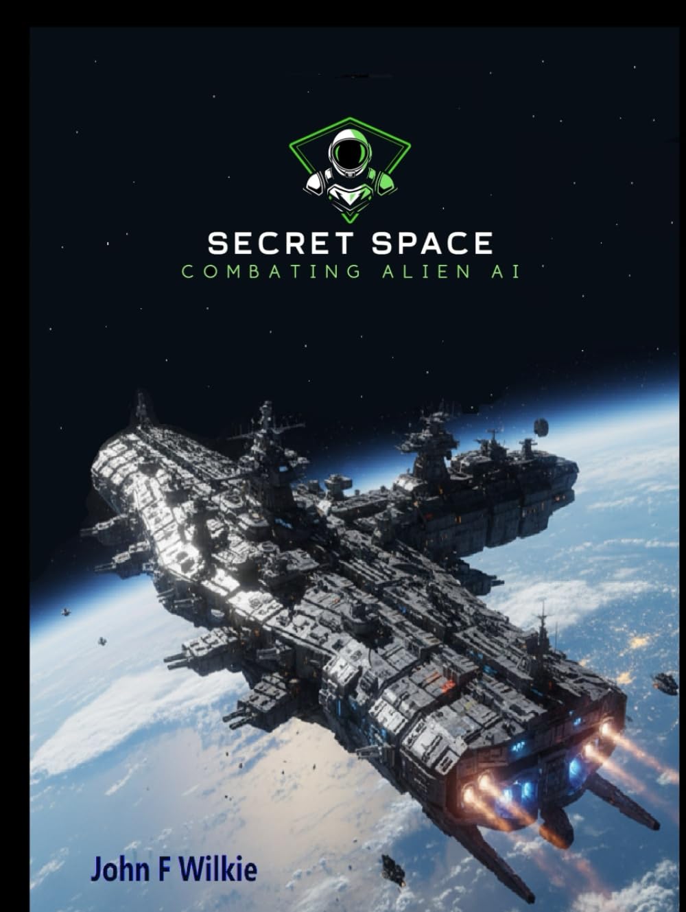 Secret Space: Combating Alien AI      Hardcover – Large Print, January 12, 2026
