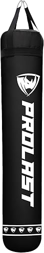Miniatura 8 de PROLAST Saco de Golpes para Boxeo y Patadas para Adultos, Boxeo, MMA, Artes Marciales, Muay Thai, Equipo de Entrenamiento de Fuerza, Lleno/Sin