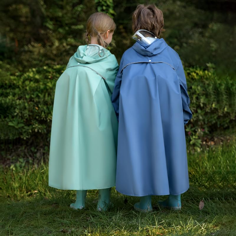 Cycling Raincoat Kids Rain Jacket Student Girls Rain Poncho Boys Rain Wear4