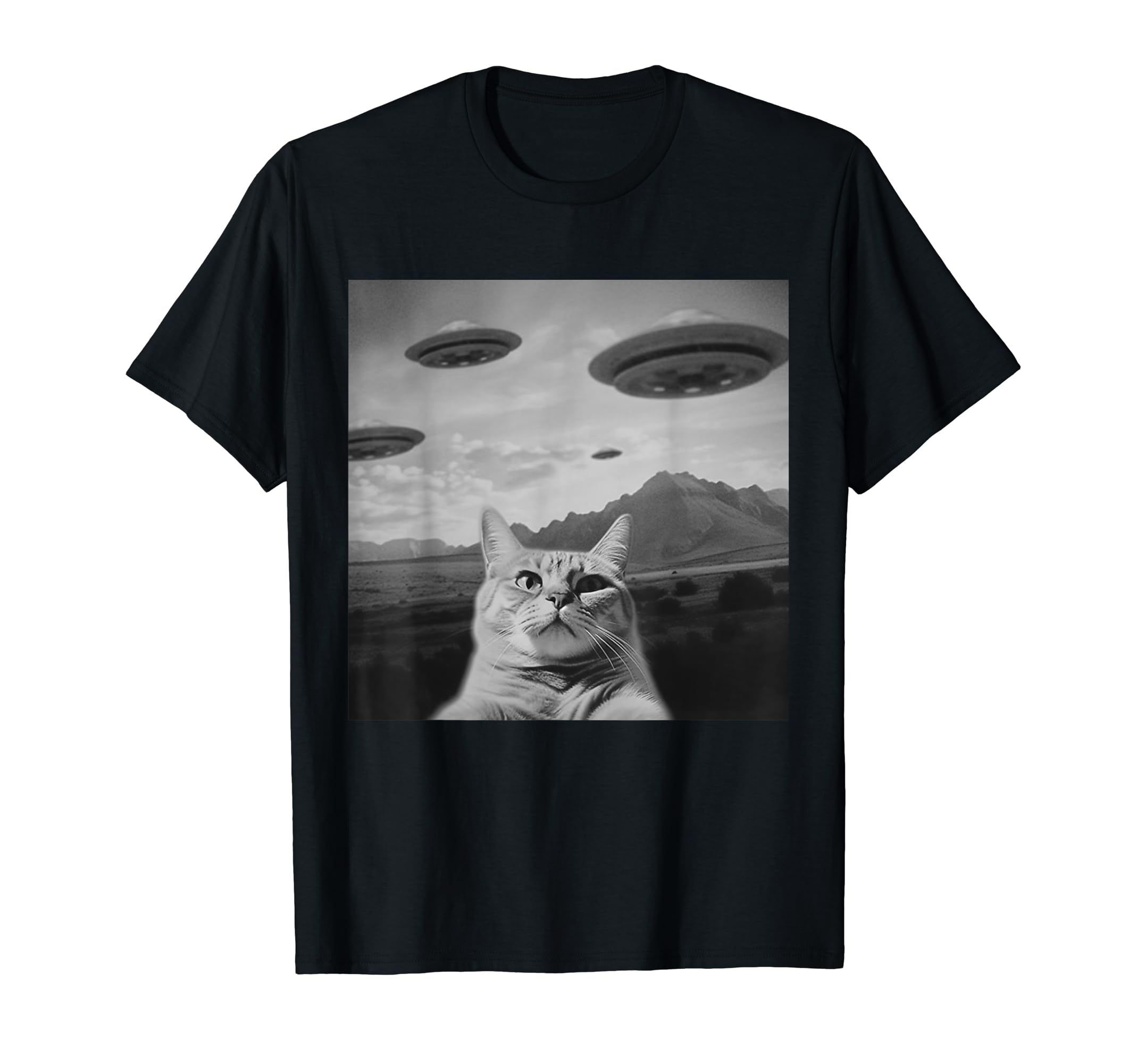 CaterpillarUFO Funny Cat T-Shirt
