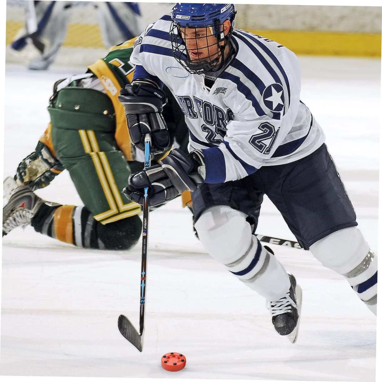 Milisten 3pièces Balles De Hockey sur roulettes Spéciales Entraînement Et Compétition Idéales pour Lisses Intérieures Et Extérieures Durabilité Élevée Et Glisse Optimale De Balles