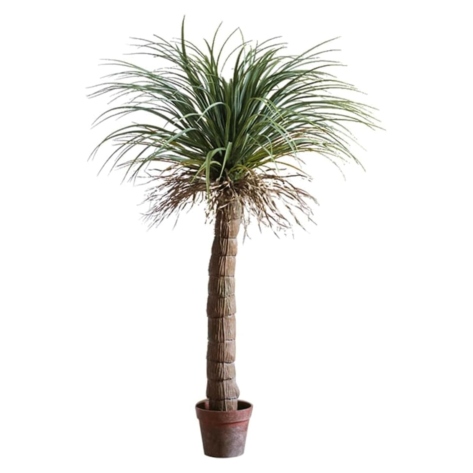 HCZKIUJY Outdoor Artificial Trees Premium Dracaena Artificial Plant 150 cm/4.9 ft Faux Tree Indoor Ornamental Faux Plant Decor