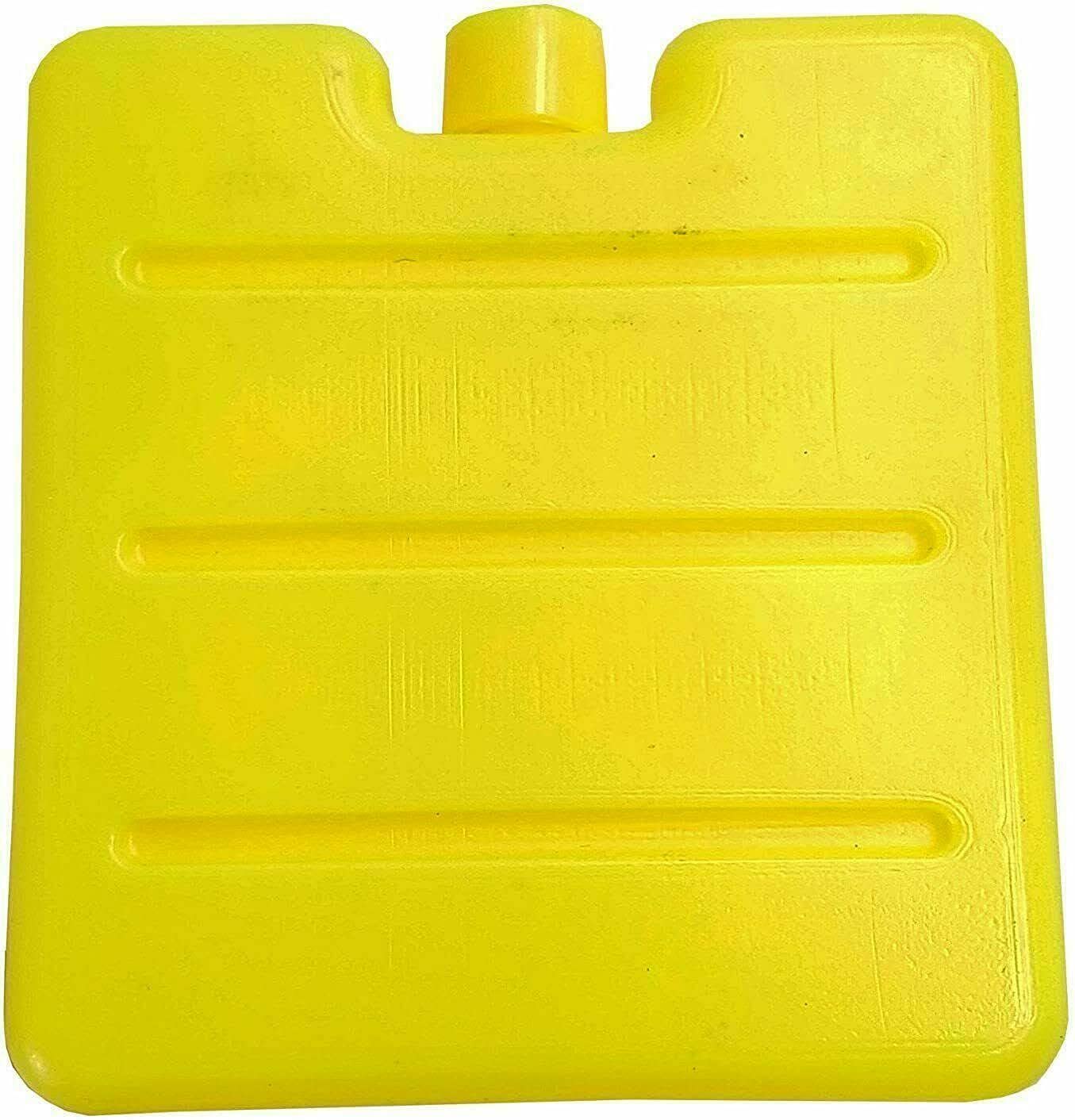 HoitoDeals Yellow Reusable Mini Freezer Blocks Ice Pack For Outing, Picnic, Travel, Lunch Box (Set of 3)