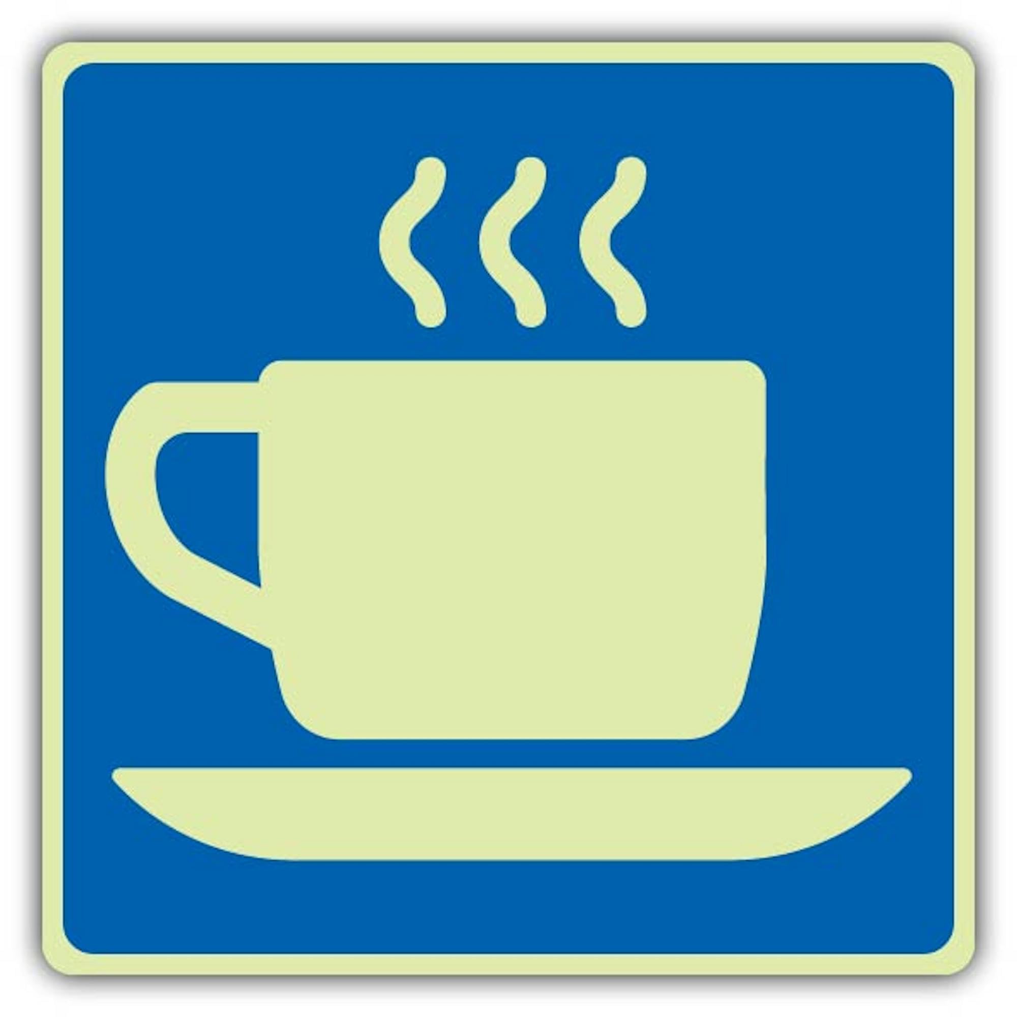 V Safety Hot Cup Plaque rigide triple lueur 450 x 450 mm