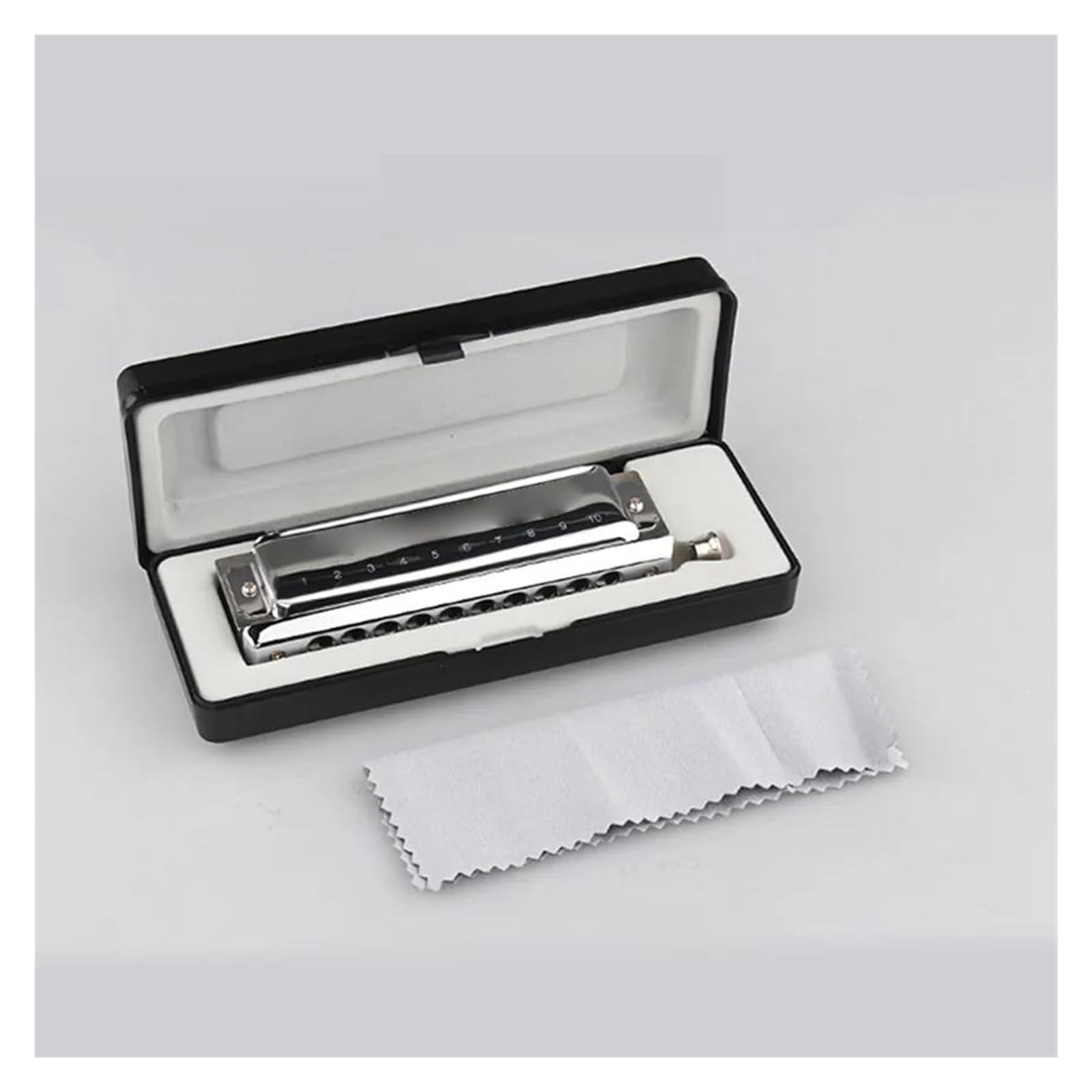 Armonica Cromatica 10 Fori / 40 Toni Strumento Musicale A Fiato Professionale Principiante Studente Organetto A Bocca Con Chiave C armonica a bocca professionale