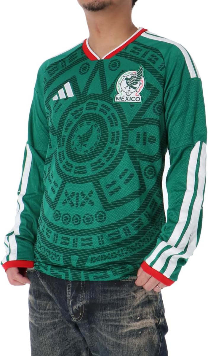 Adidas Mexico 26 Home Long Sleeve Replica Soccer Shirt I9239