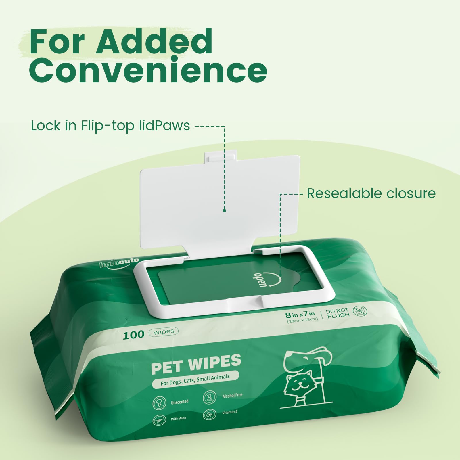 Lot de 400 lingettes non parfumées pour pattes et fesses - Grandes lingettes épaisses pour chiot - Pour le visage et le corps - Lingettes de nettoyage désodorisantes pour chat - Nettoyage des poils et