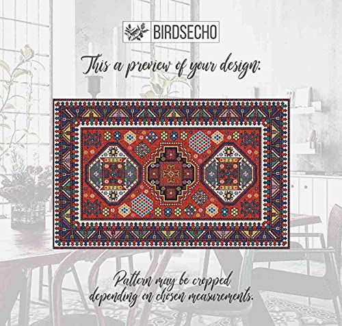 Tapis en vinyle imperméable résistant BirdsEcho motif pixels - 5