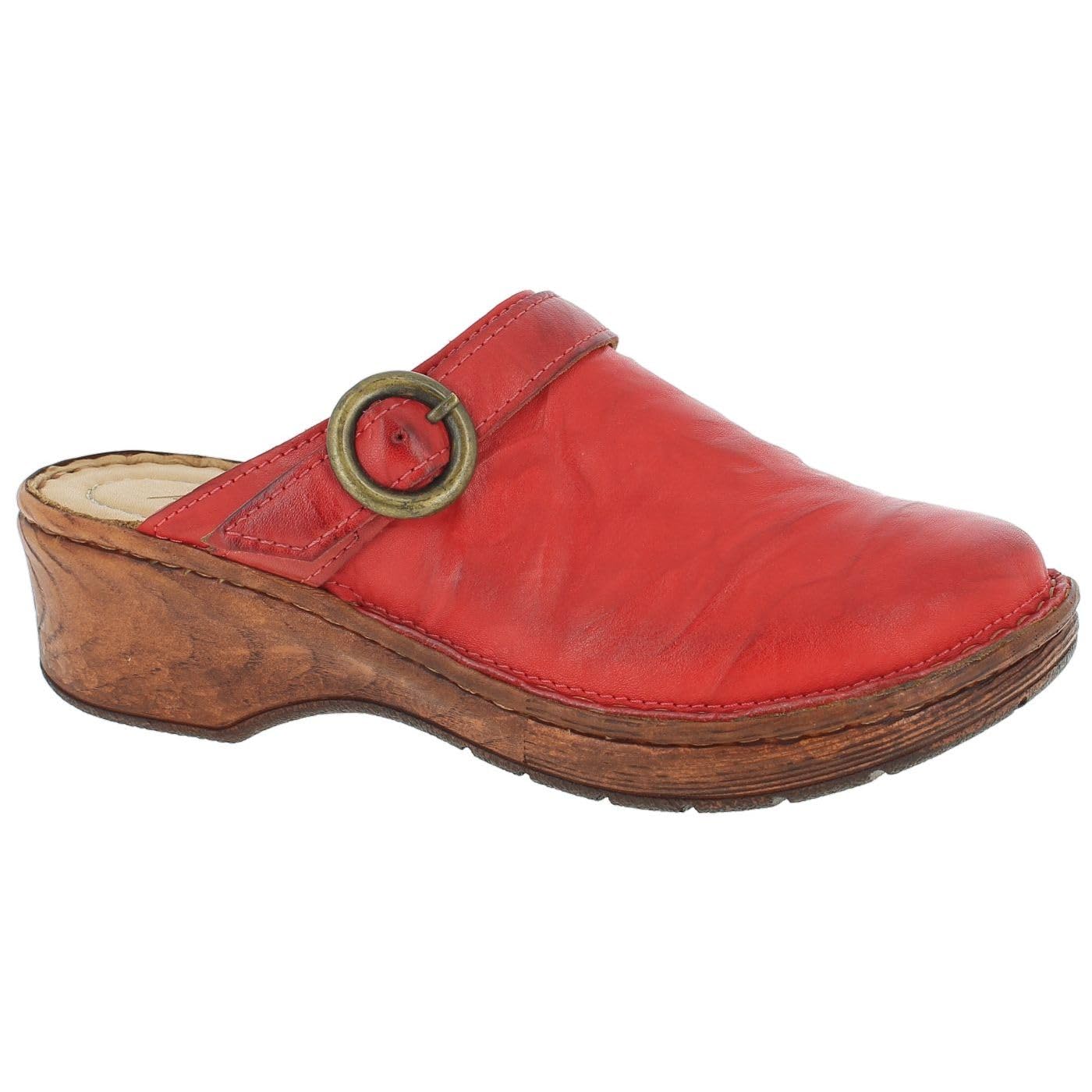Andrea Conti Women's Mules, red, 40 EU, Rot, 8 UK