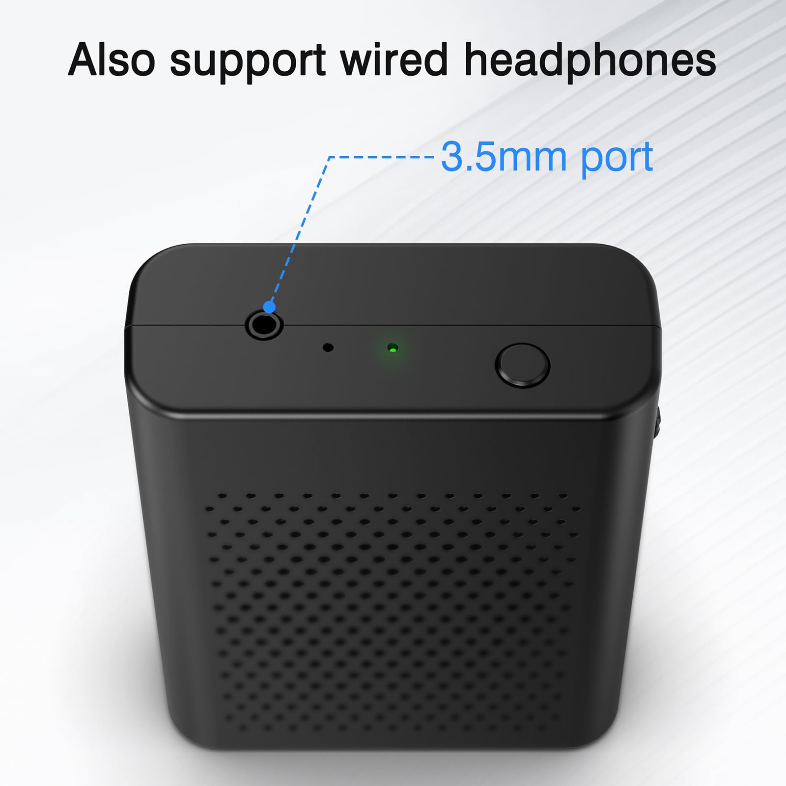 Amplificador de Voz Inalámbrico Con Micrófono de Solapa Lavalier, Sistema PA, Altavoz Portátil y Micrófono Omnidireccional Para Profesores, Transmisión, Aula, Discurso