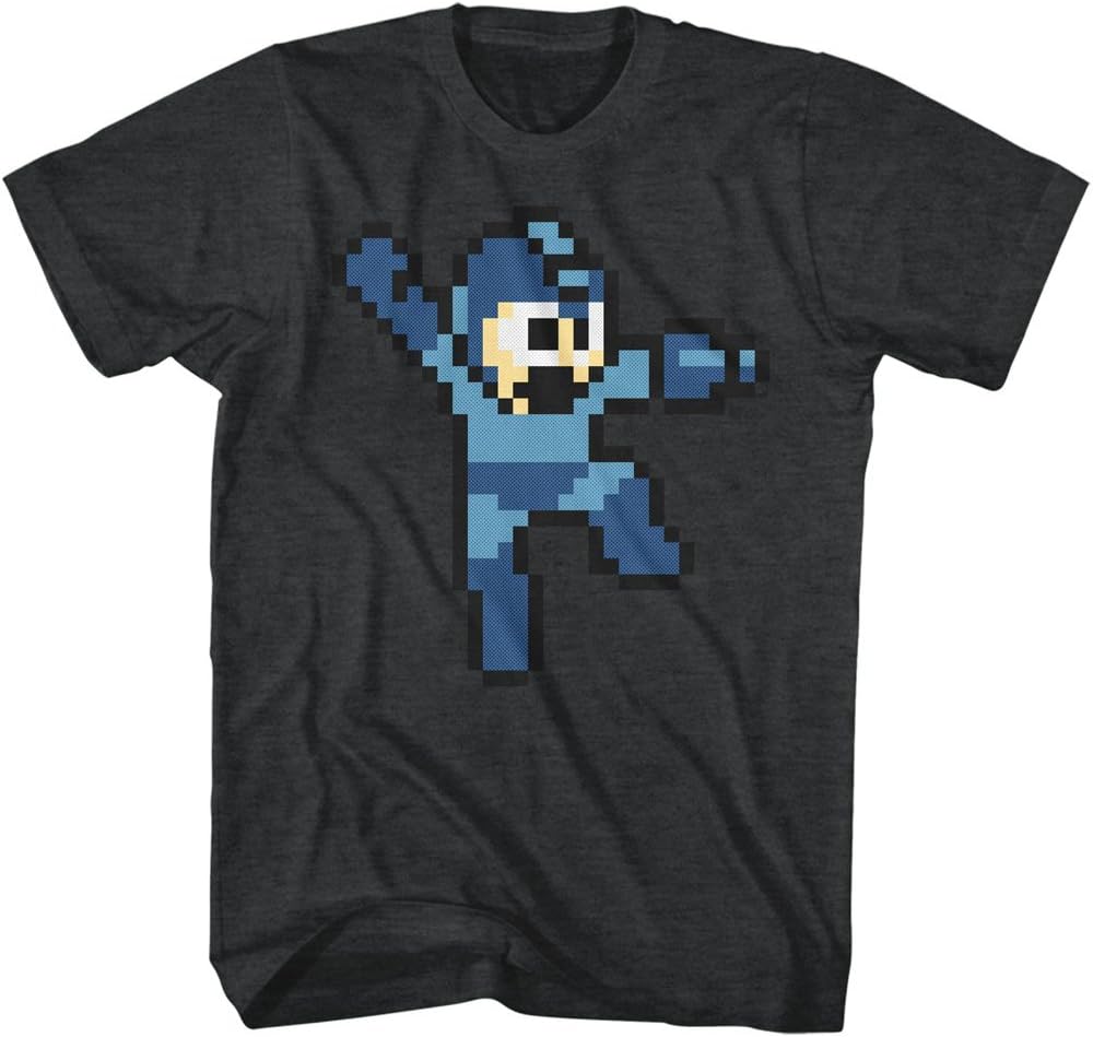 American Classicsunisex-adult Mega Man Jump Man Adult Short Sleeve T-shirt T-Shirt (pack of 1)