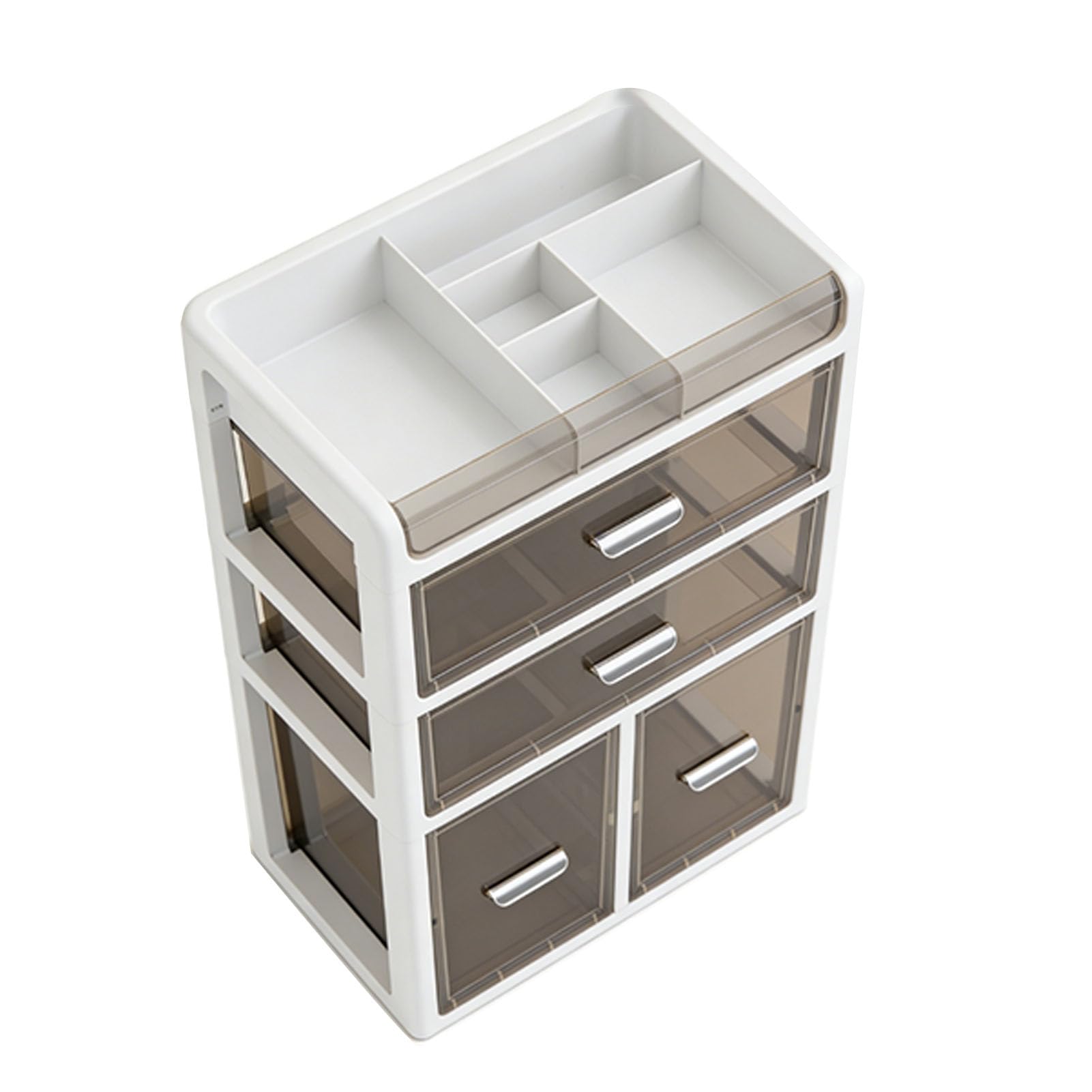 Organizer da Scrivania da Ufficio di Grande capacità con Cassetti Trasparenti Multifunzionale per Area di Lavoro Studio 30 X 20 X 48,5 Cm (#1)