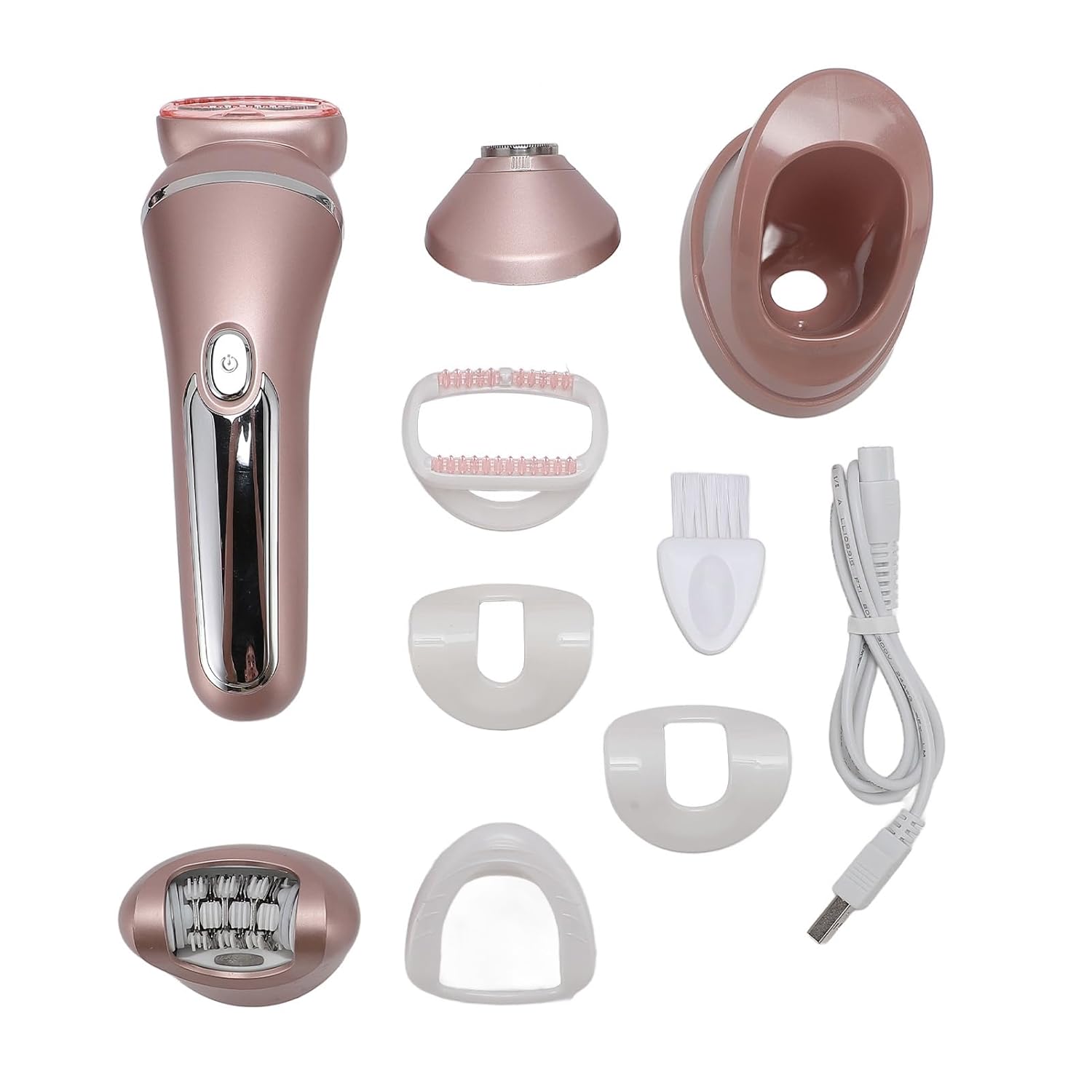 Sonew Women Electric Hair Remover Washable Trimmer with Replacement Cutter Heads for Whole Body Use