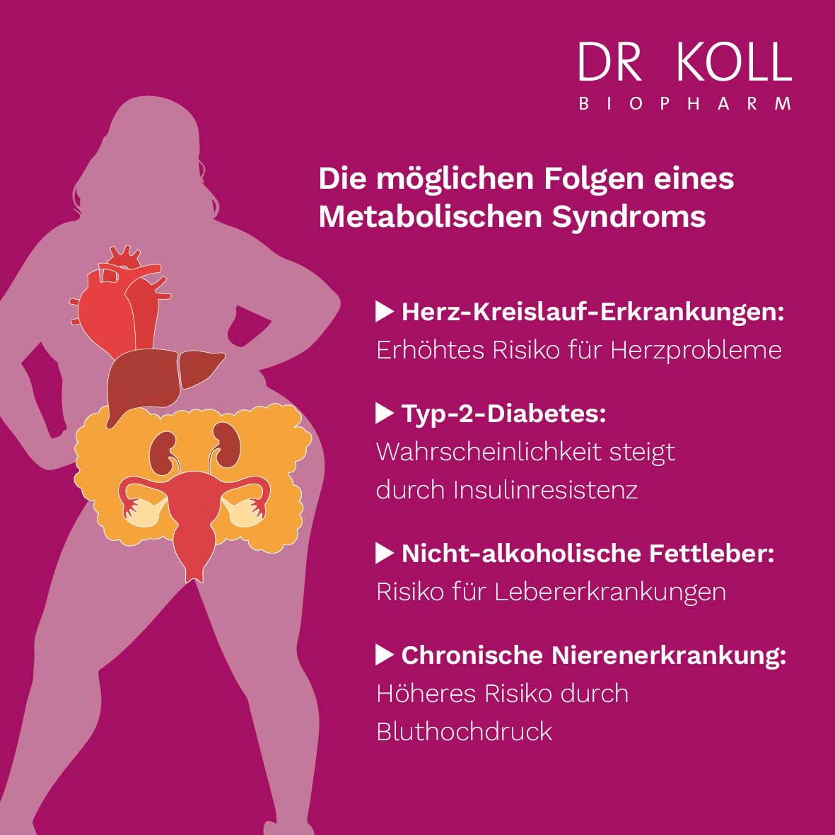 Dr. Koll Stoffwechsel Plus - Nahrungsergänzungsmittel mit Cholin, Glycerolkomplettextrakten und Vitaminen, 50 ml
