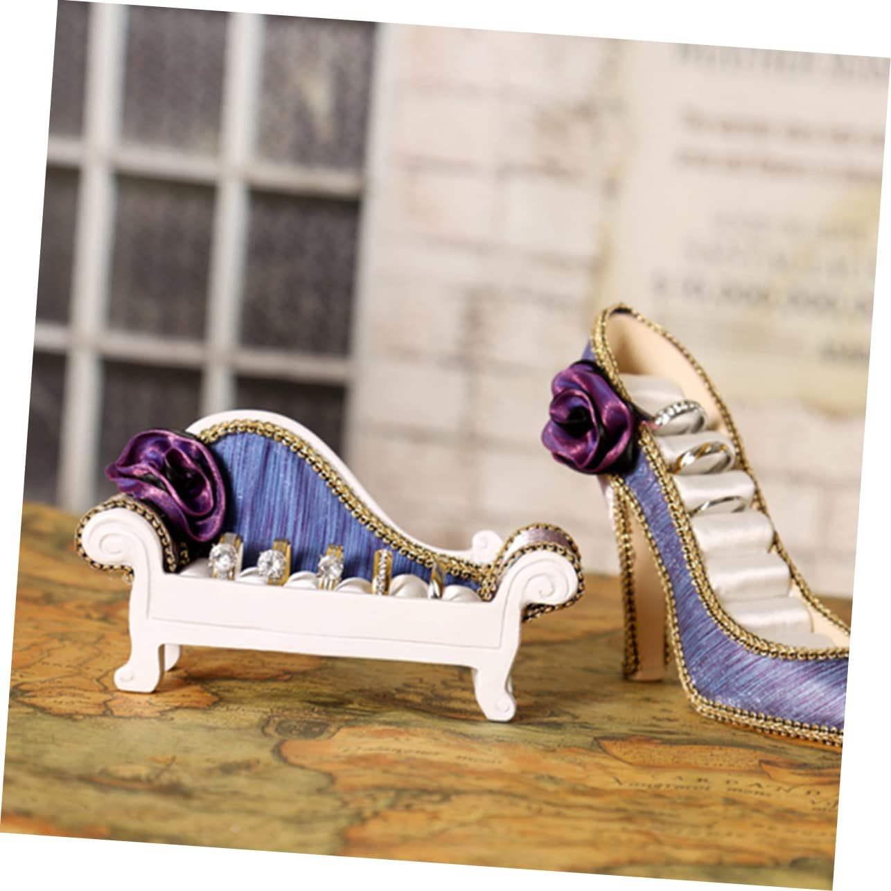 Resin Sofa Holder Display Model Ring Crafts Stand Jewelry image 3