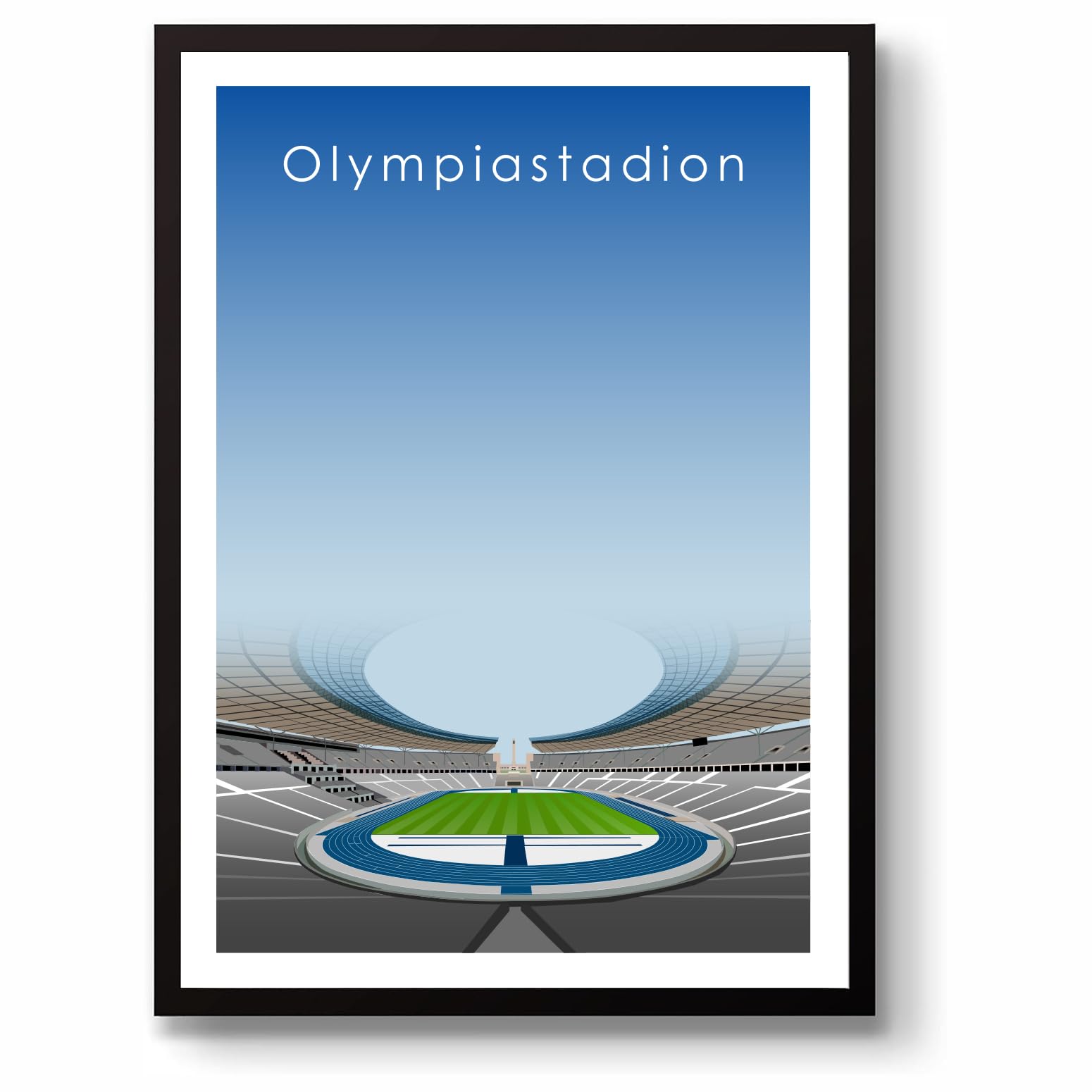 GroundDesigns HERTHA BSC Football Gift OLYMPIASTADION BERLIN