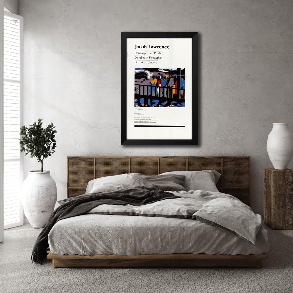 ArtDirect Jacob Lawrence: Drawings and Prints Custom Framed Art Print Giclee Print or Canvas Options with Various Sizes and Customization by U.S. Information Agency